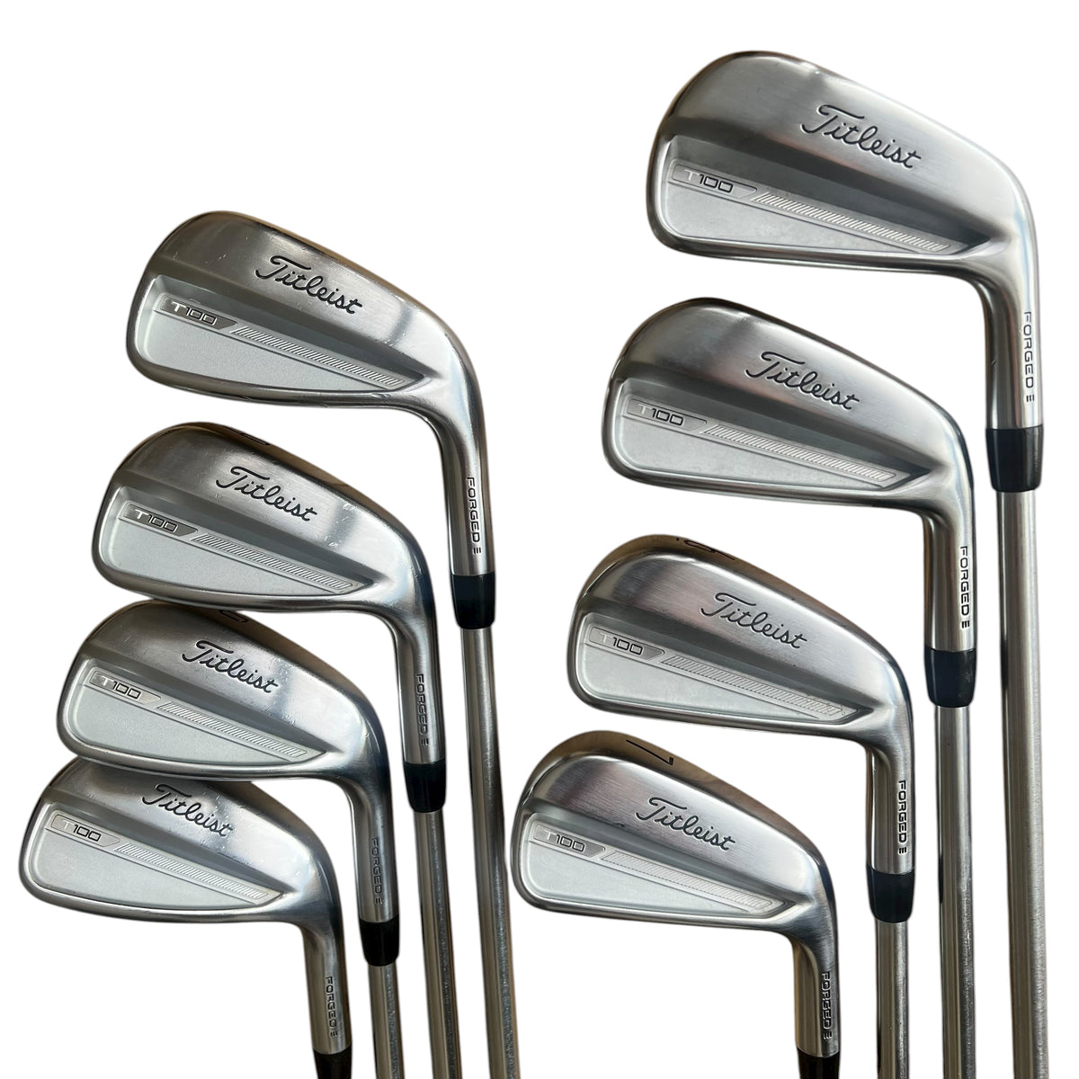 Titleist T100 3G Iron Set - 4-PW GW - Steel - Used Right Stiff Steel - Project X LS 120g