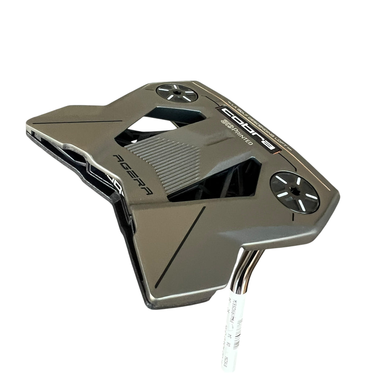 Cobra Agera 3D Printed Putter - Single Bend - Indoor Demo
