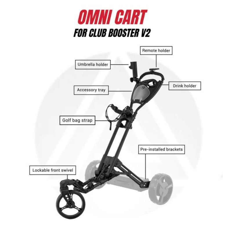 Alphard EWheels Club Booster V2 + OMNI Cart Bundle Power-cart Alphard   