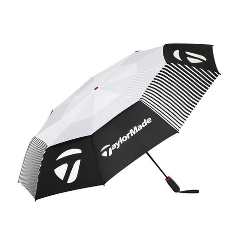 TaylorMade Compact Auto Umbrella 54" Black White