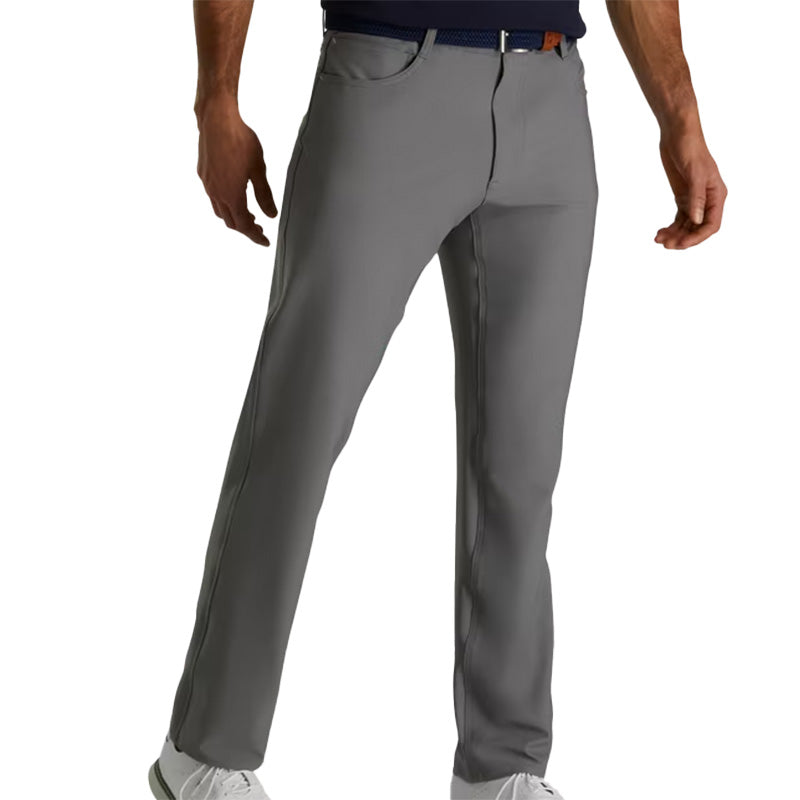 FootJoy Performance 5-Pocket Golf Pants - Athletic Fit Men&#39;s Pants Footjoy Grey 30/32 