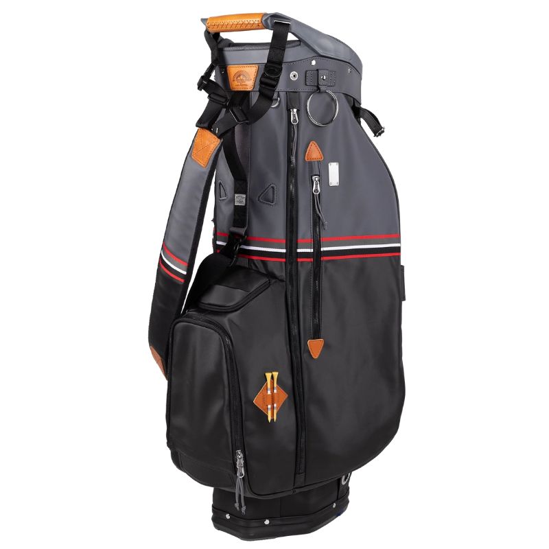 Sun Mountain 2023 Mid-Stripe Cart Bag Cart bag Sun Mountain Black/Gunmetal/Red  