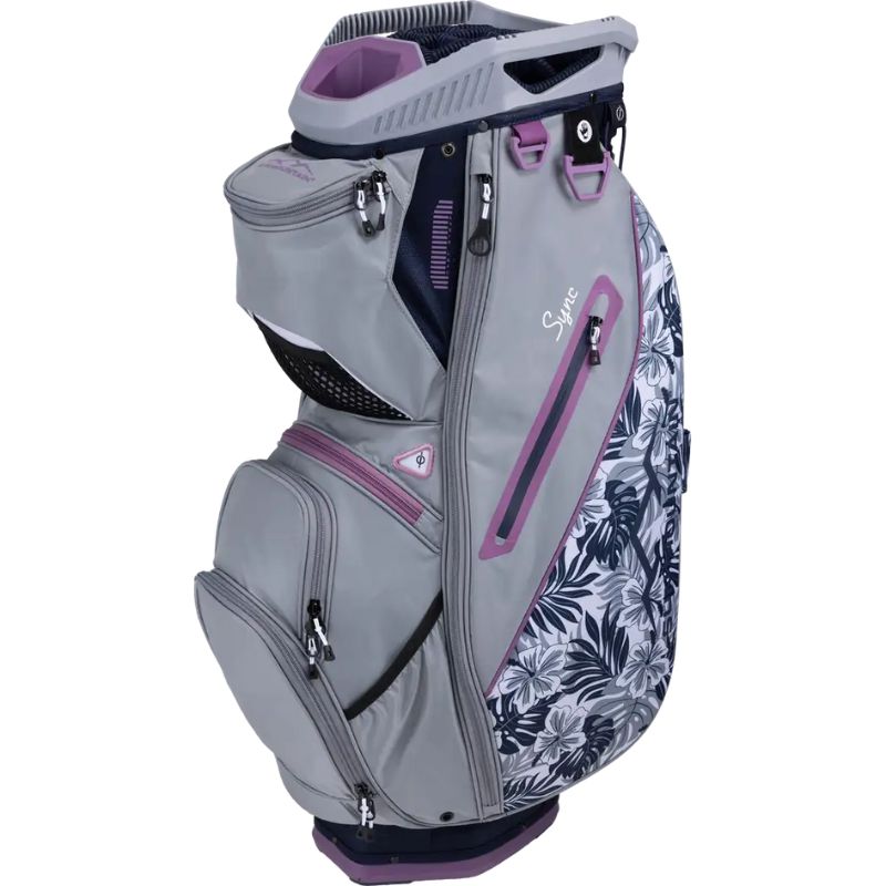 Sun Mountain 2024 Women&#39;s Sync Cart Bag Cart bag Sun Mountain Navy/Navy Flower/Cadet  