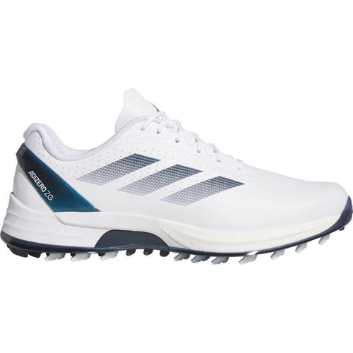 adidas Adizero ZG Spikeless Golf Shoes Cloud White Collegiate Navy Zero Metallic Medium