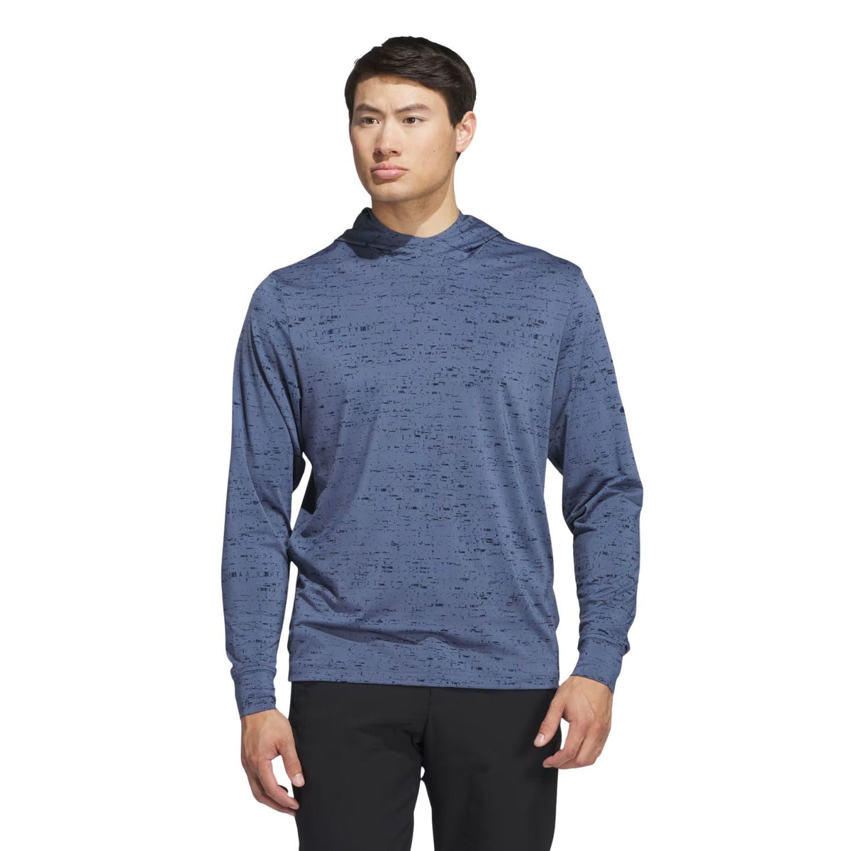 adidas Core Printed Lightweight Hoodie Preloved Ink Collegiate Navy