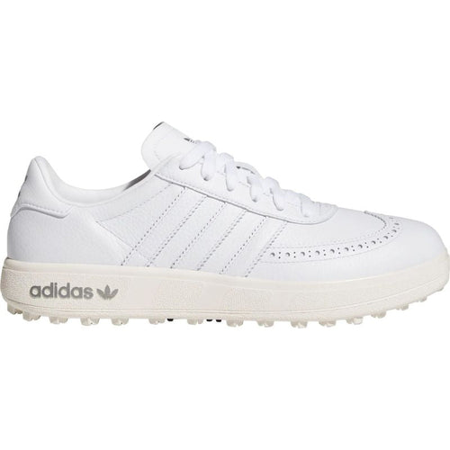 adidas CourseCup Spikeless Golf Shoes Cloud White Iron Metallic Off White Medium