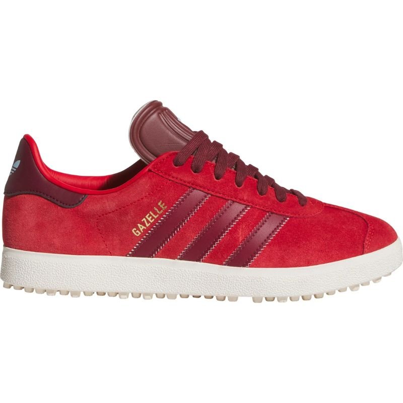 adidas Gazelle Spikeless Golf Shoes Better Scarlet Cloud White Clear Sky Medium