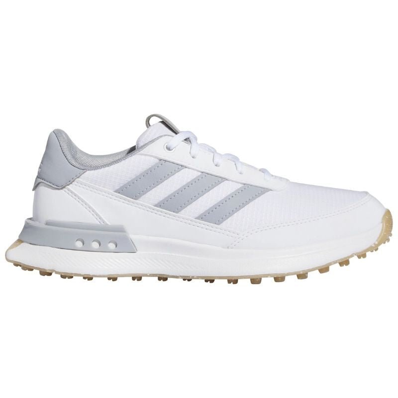 adidas Junior S2G Spikeless 24 Golf Shoes Cloud White Halo Silver Gum Medium