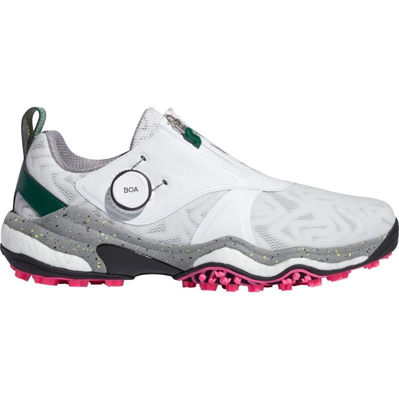 adidas Women's Codechaos BOA 25 Spikeless Golf Shoes Cloud White Core Black Collegiate Green Medium