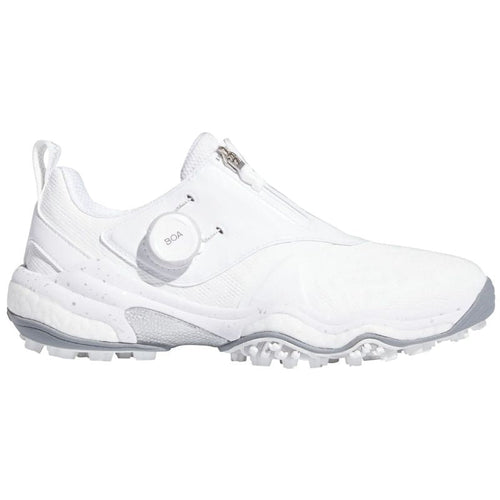 adidas Women's Codechaos BOA 25 Spikeless Golf Shoes Cloud White Silver Metallic Grey Two Medium