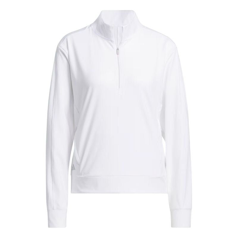 adidas Women's Ultimate365 Half - Zip Layering Top White