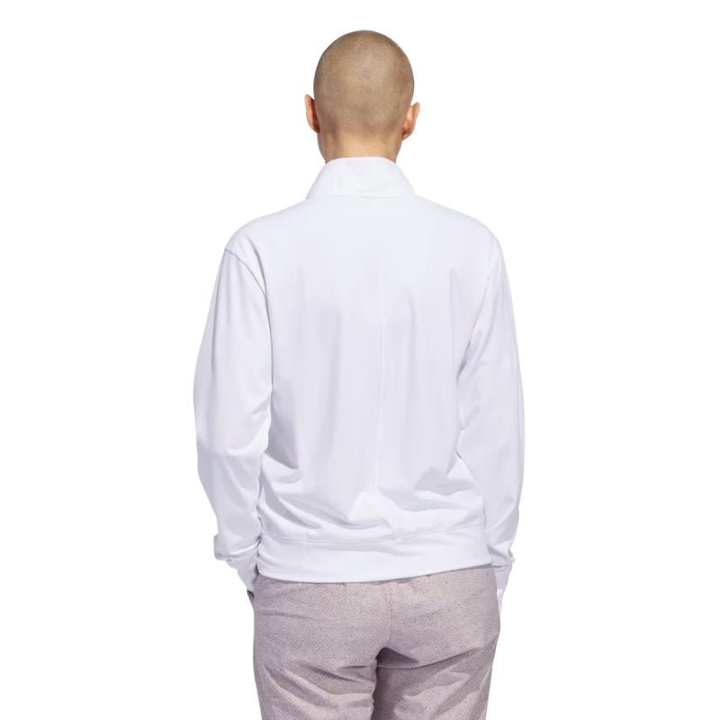 adidas Women's Ultimate365 Half - Zip Layering Top White
