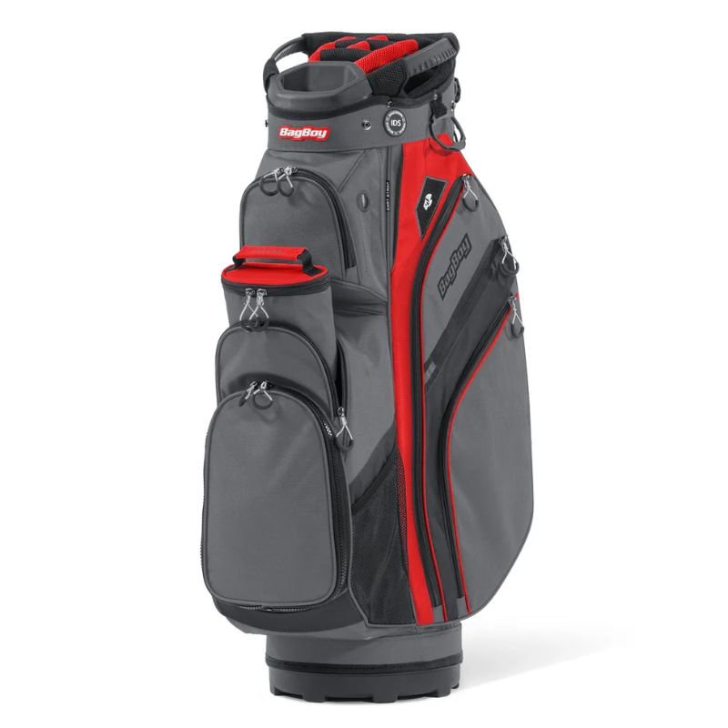Bag Boy Chiller Pro Cart Bag Charcoal Red Black