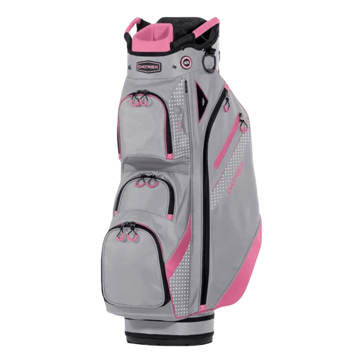 Bag Boy DATREK DG Lite III Cart Bag Silver Pink White Dots