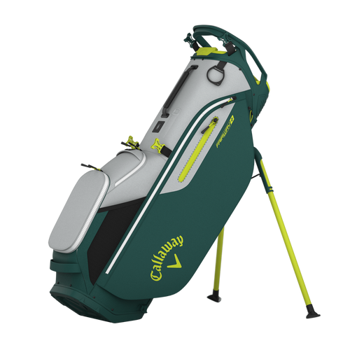 Callaway Fairway + Stand Bag Silver Forrest Floral Yellow