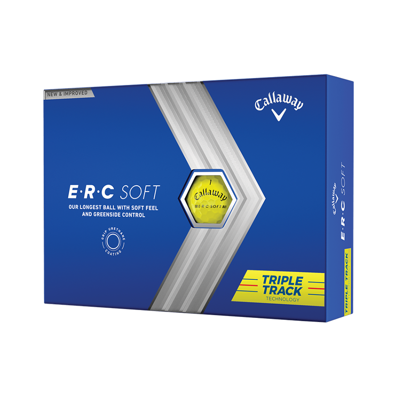 Callaway E•R•C Soft Triple Track Golf Balls Golf Balls Callaway