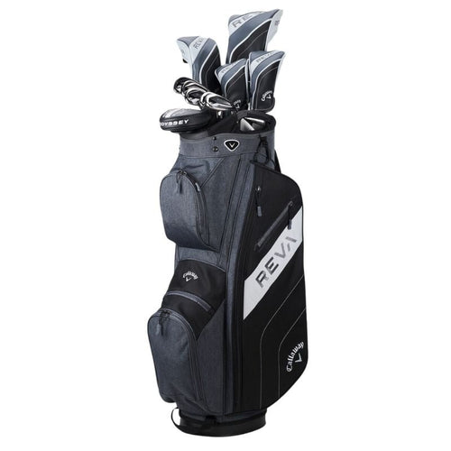 Callaway 2024 Women's REVA 11-Piece Package Set - Long Length - Cart Bag Right Black Ladies