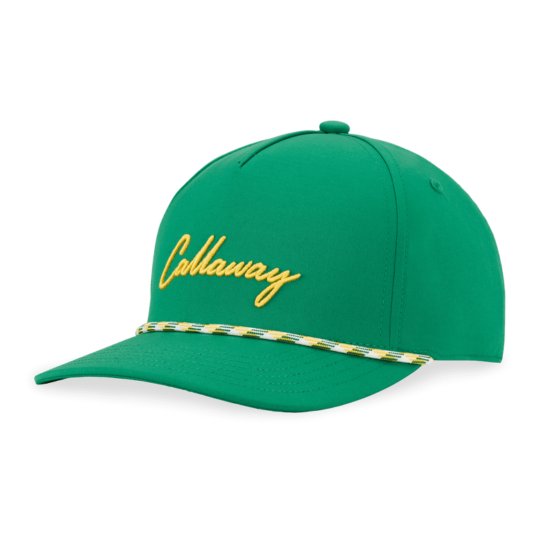 Callaway Birdie Putt Rope Hat Green Yellow OSFA
