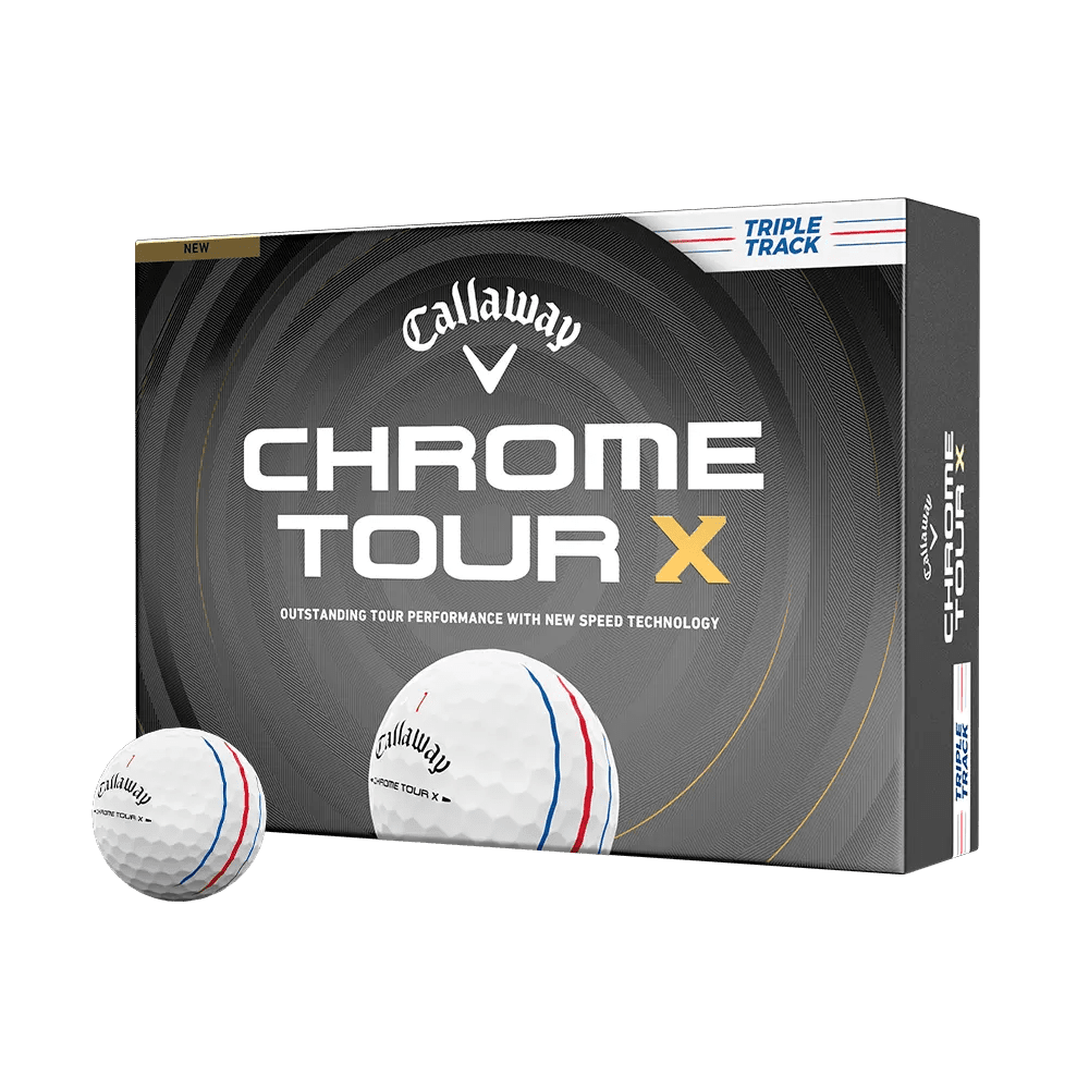 Callaway Chrome Golf Balls - For a limited time only, Buy 3dz Get 4th FREE Chrome Tour X Triple Track