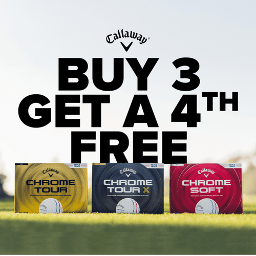 Callaway Chrome Golf Balls - For a limited time only, Buy 3dz Get 4th FREE Buy 3 Get 4th Free
