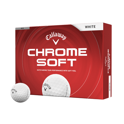 Callaway Chrome Soft Golf Balls - Buy 3dz Get 4th FREE White
