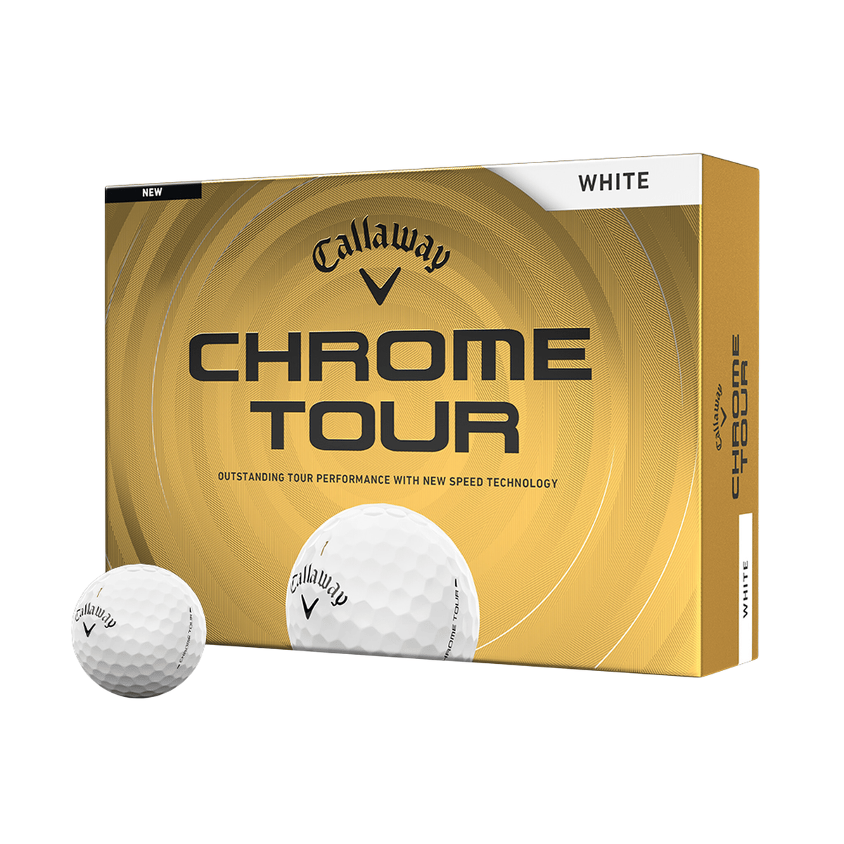 Callaway Chrome Tour Golf Balls White