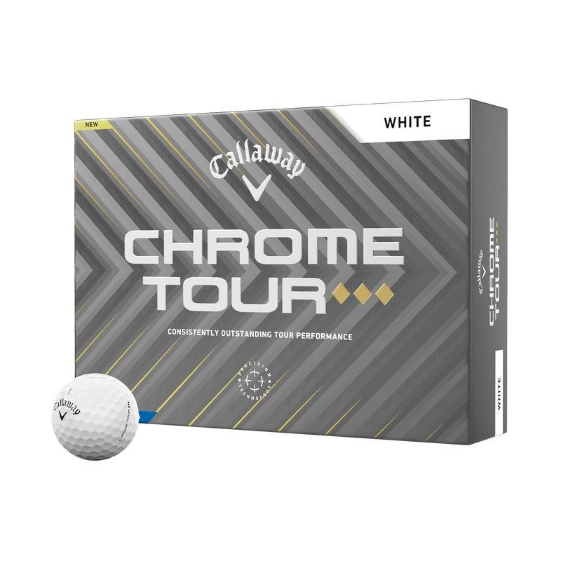 Callaway Chrome Tour Triple Diamond Golf Balls White
