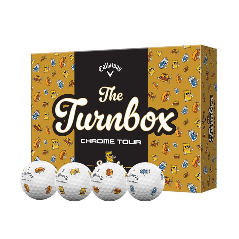 Callaway Chrome Tour Turnbox Golf Balls White