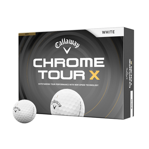 Callaway Chrome Tour X Golf Balls - Buy 3dz Get 4th FREE White