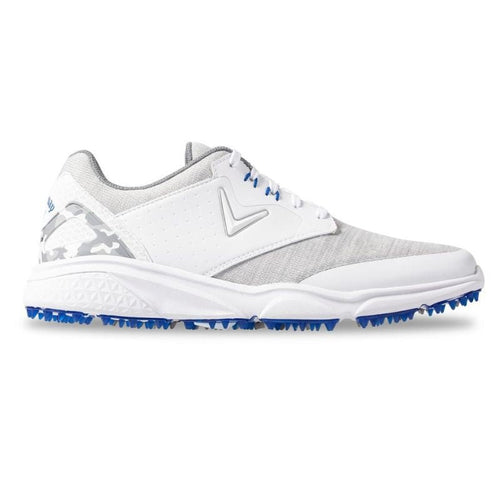 Callaway Coronado V2 Spikeless Golf Shoe White Grey Medium
