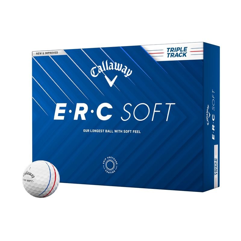 Callaway E•R•C Soft Triple Track Golf Balls White