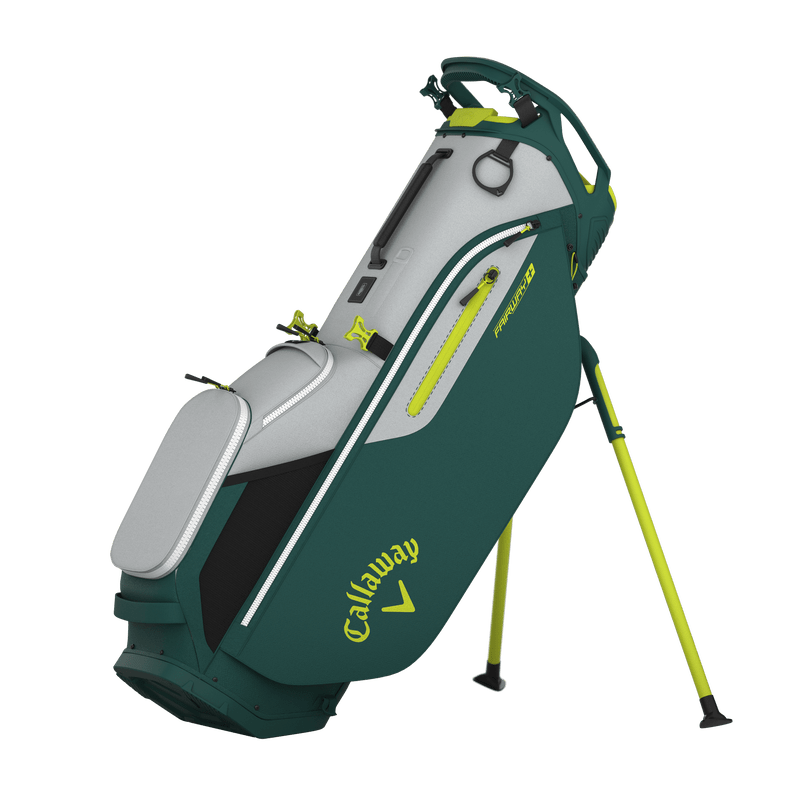 Callaway Fairway + Stand Bag Silver Forrest Floral Yellow