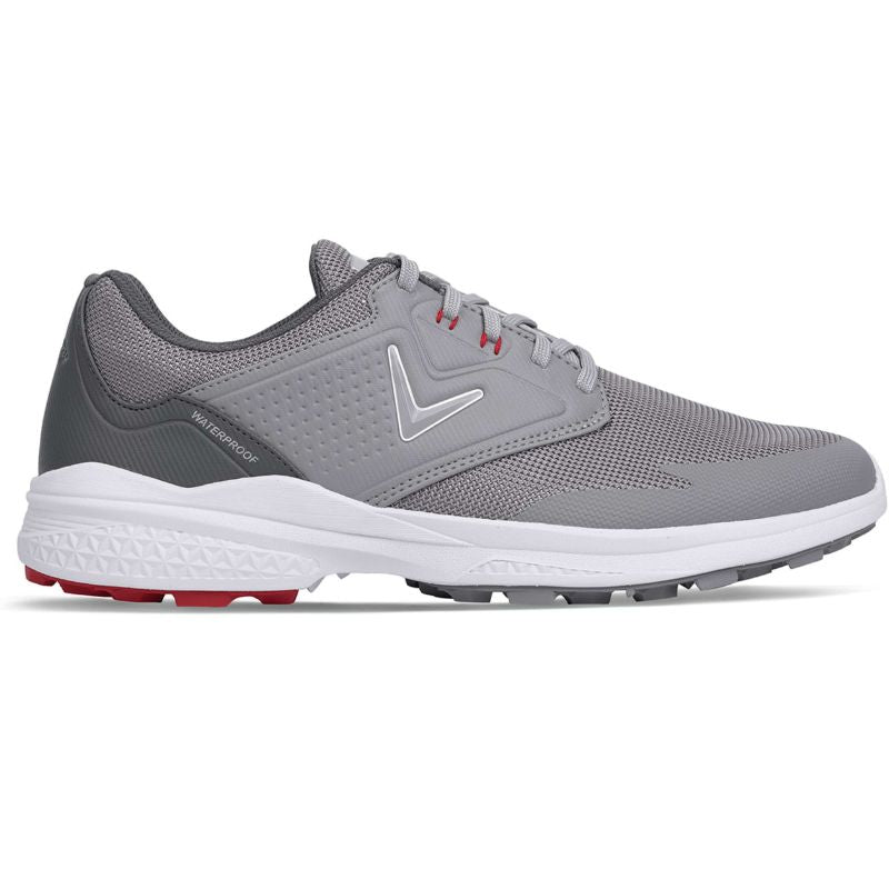 Callaway Solana Spikeless Golf Shoe Grey Red Medium