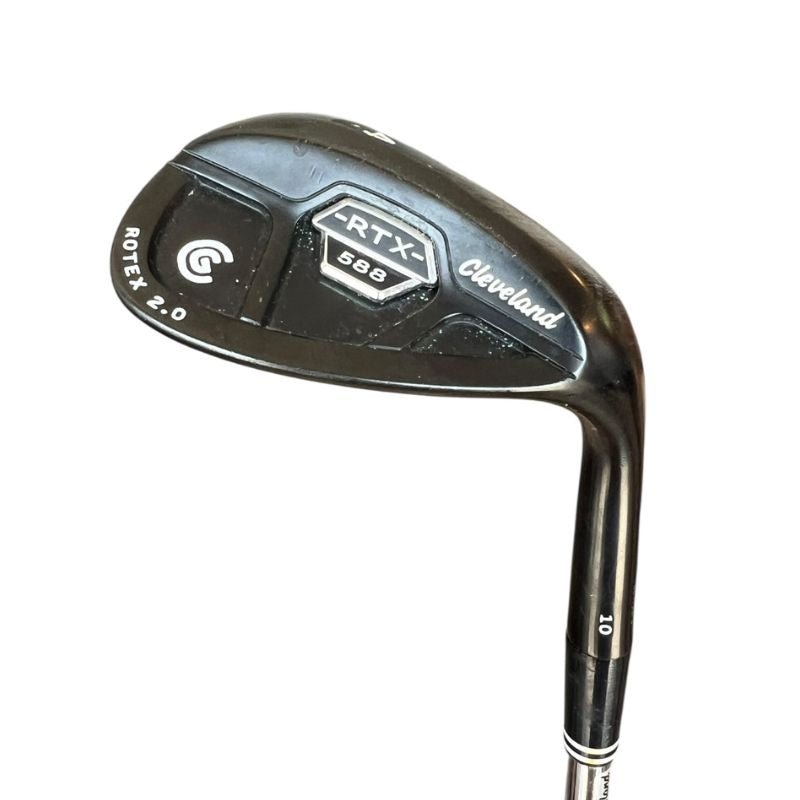 Cleveland 588 RTX 2.0 CB Black Satin Wedge - Used 64° True Temper Dynamic Gold