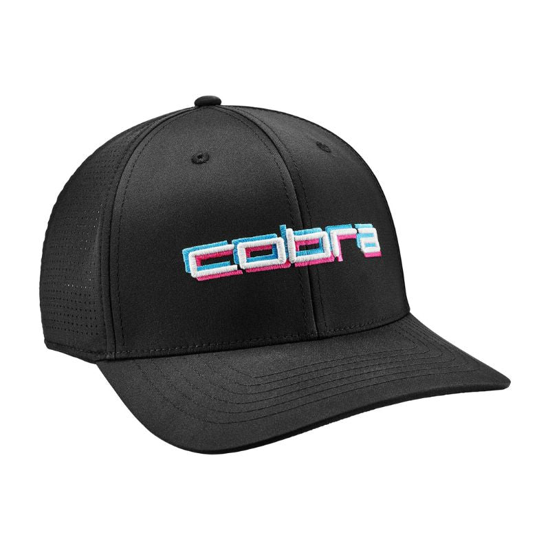 Cobra 3D Tour Golf Cap Puma Black Bright Aqua OSFA