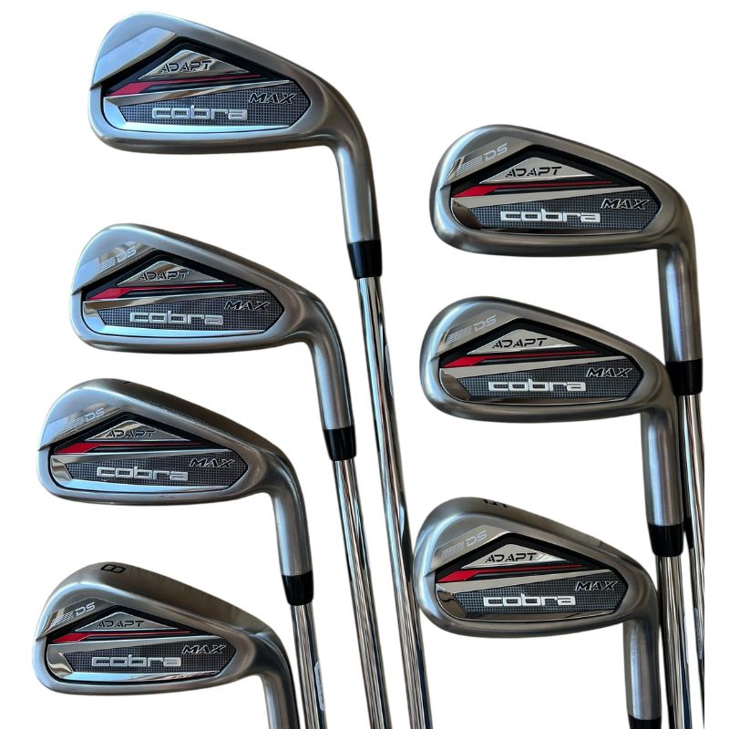 Cobra DS-ADAPT MAX Iron Set - Steel - 5-PW, GW - Indoor Demo Right Regular Steel - KBS Tour Lite