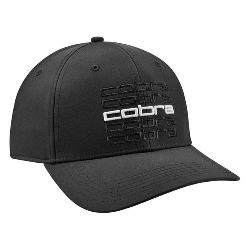 Cobra Repeat Golf Cap Puma Black/White Glow OSFA