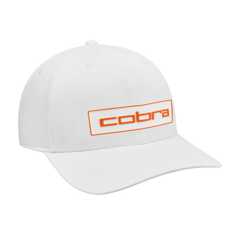 Cobra Tour Tech Cap White Glow Rickie Orange OSFA