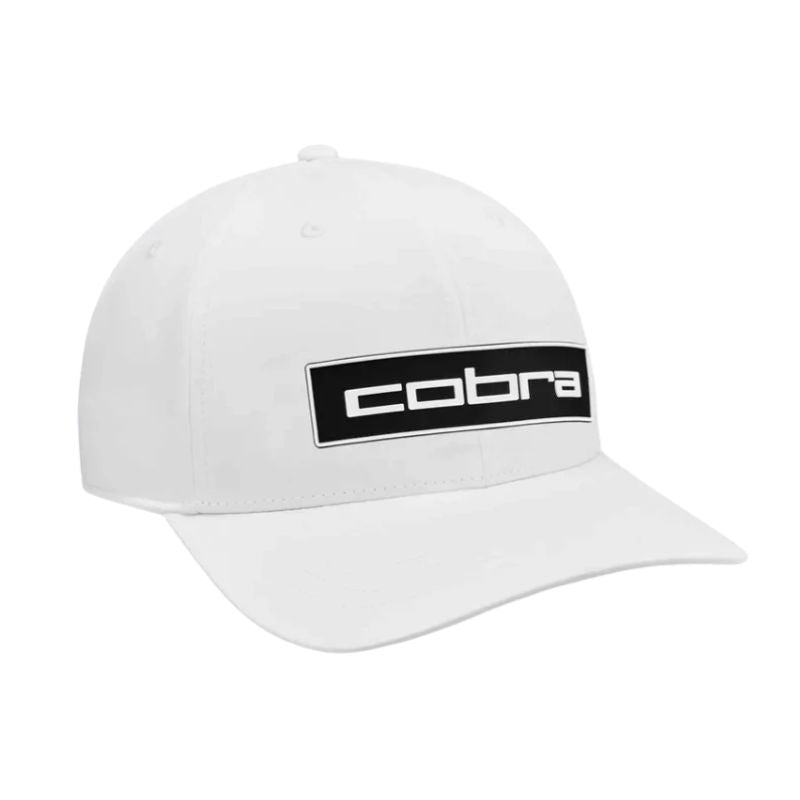 Cobra Tour Tech Cap White Black OSFA
