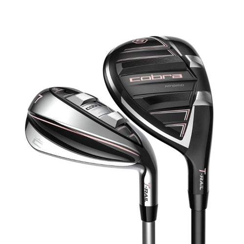 Cobra Women's T-Rail 3 Combo Iron Set - 5H 6H 7-PW, SW Right Ladies Graphite - COBRA Ultralite 45