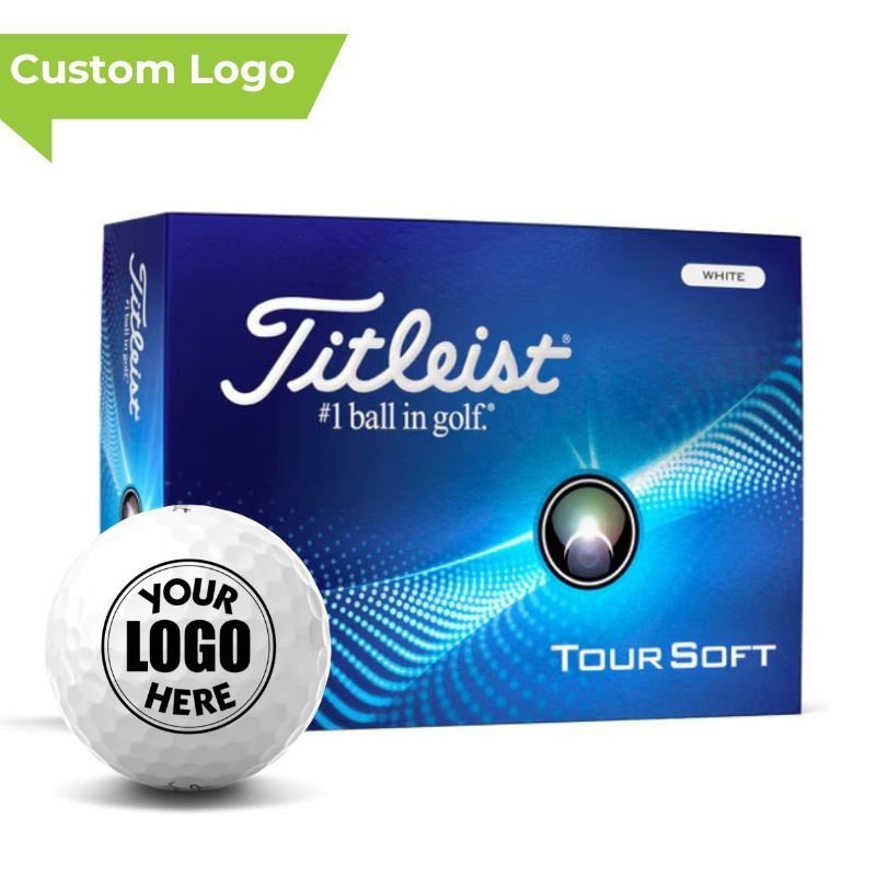 Custom Logo Titleist Golf Balls Tour Soft - White 3-4 Weeks