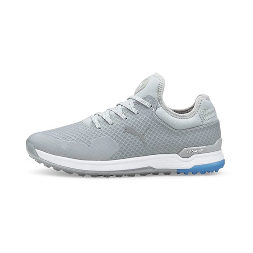 Puma PROADAPT ALPHACAT Spikeless Golf Shoes High Rise Puma Silver Ibiza Blue Medium