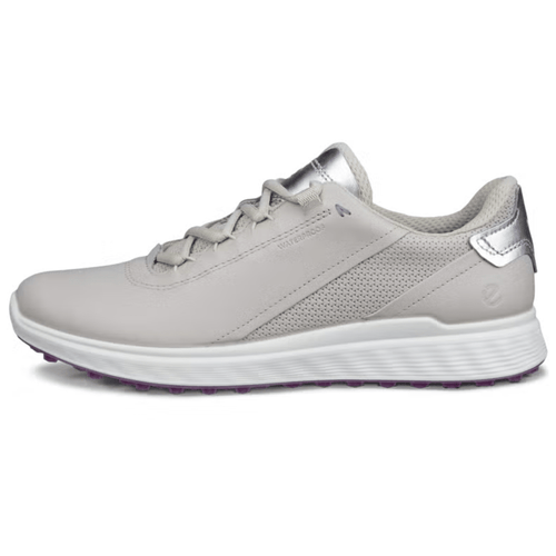 ECCO Womens S-Casual Spikeless Lace Golf Shoes Grey Medium