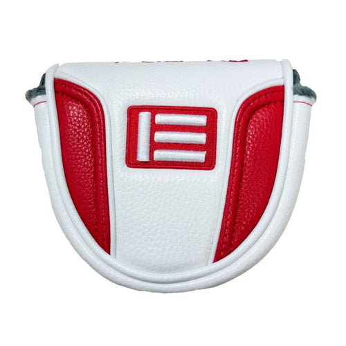 EVNROLL Center Shaft Mallet Headcover - Red & White Red White
