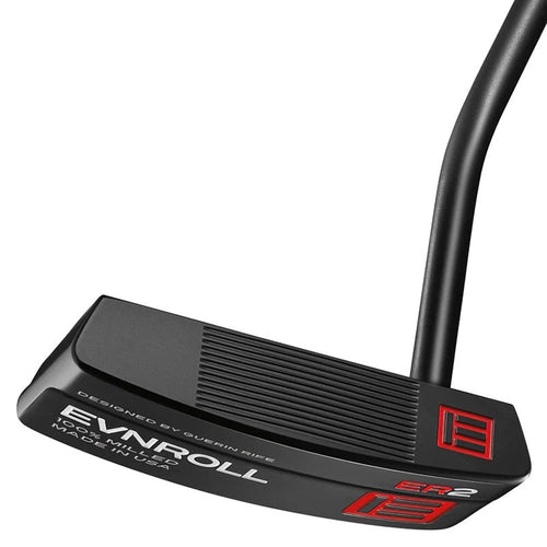 EVNROLL ER2 Black Putter - Single Bend Left 32" EVNROLL Black Pistol Grip