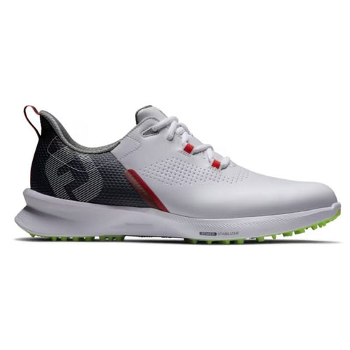 FootJoy Fuel Spikeless Golf Shoe - Previous Season White Navy Lime
