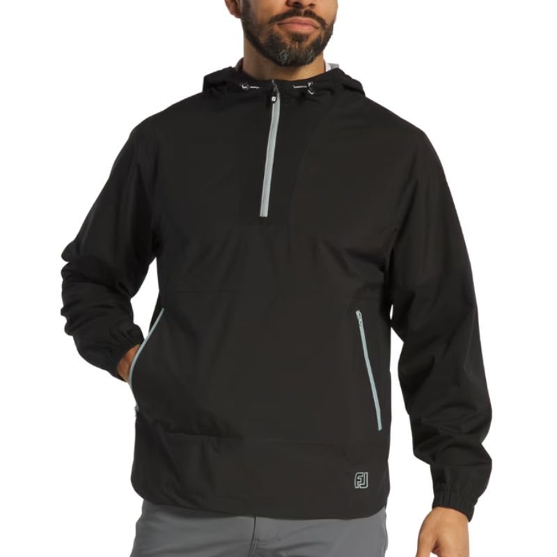 FootJoy HydroLite X Rain Hoodie Black