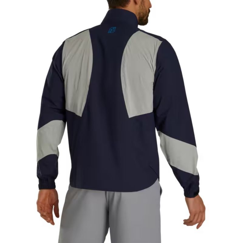 FootJoy HydroLite X Rain Jacket Navy/Grey SMALL