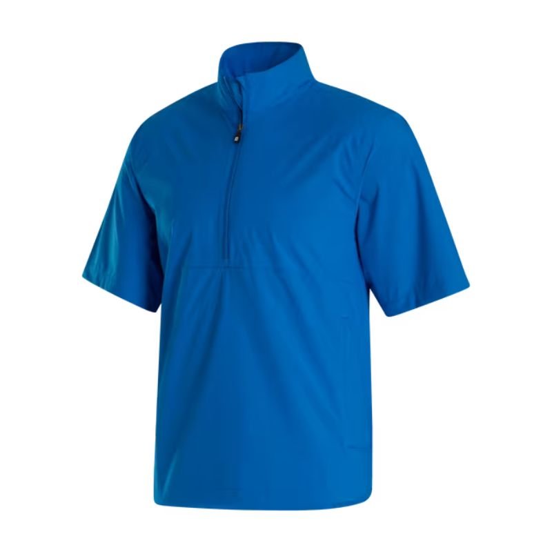 FootJoy HydroLite X Short Sleeve Rain Shirt Blue SMALL