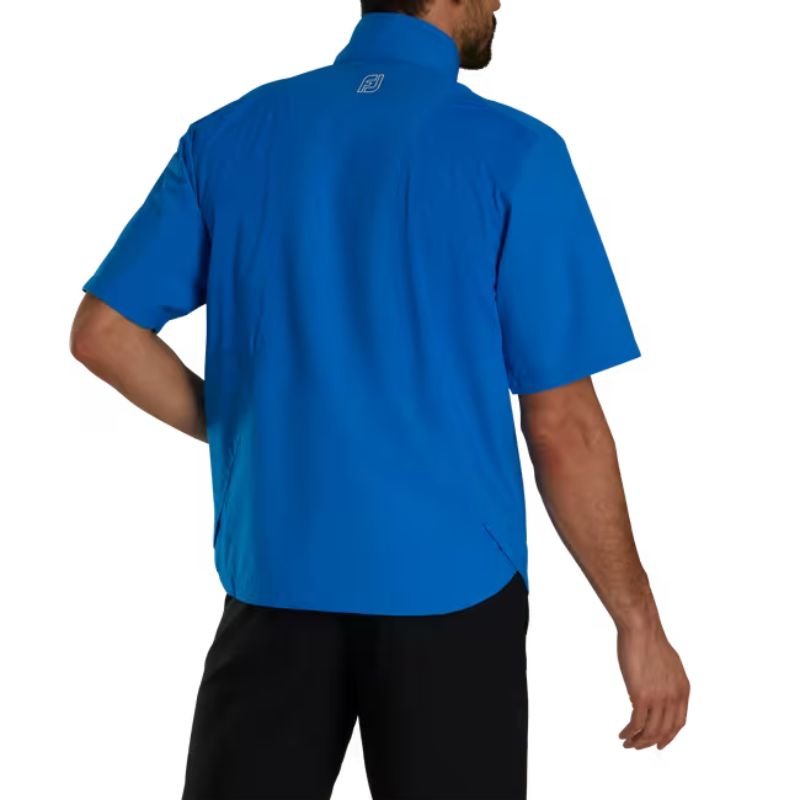FootJoy HydroLite X Short Sleeve Rain Shirt Blue SMALL